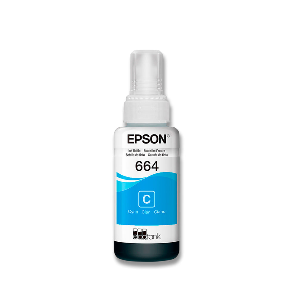 Tinta Epson T664220-Al Cian 70ml L200, L300 Original