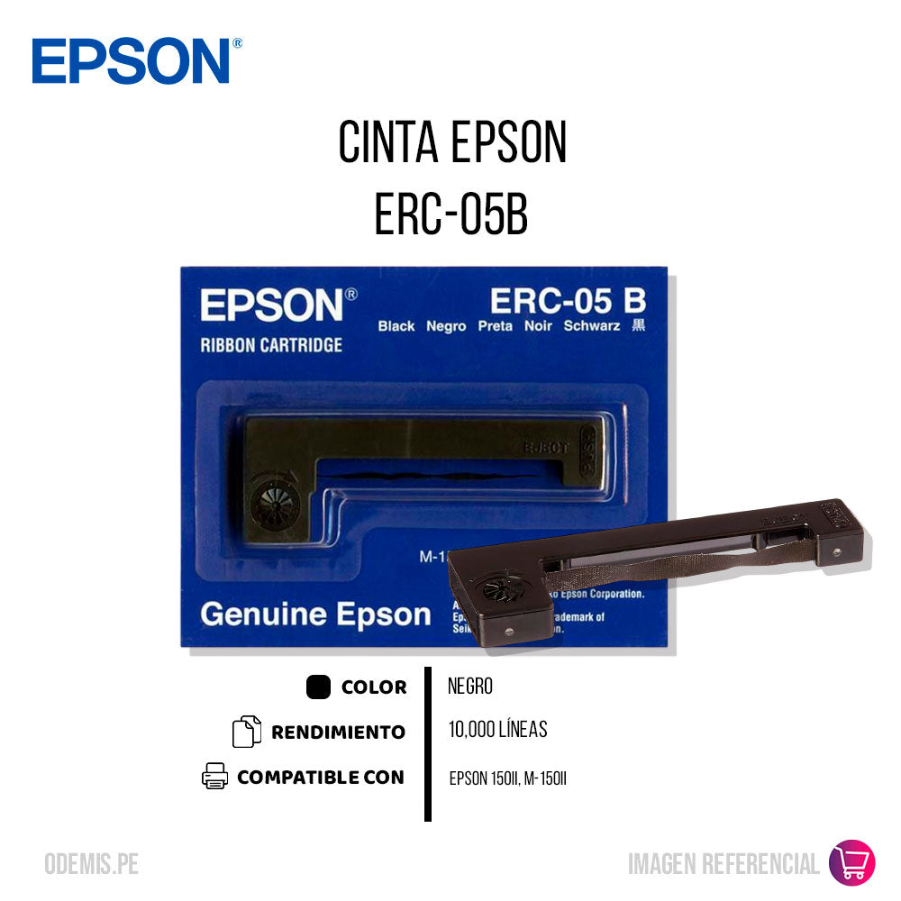 Cinta Epson Erc-05B 10K Líneas 150ii, M-150II Original