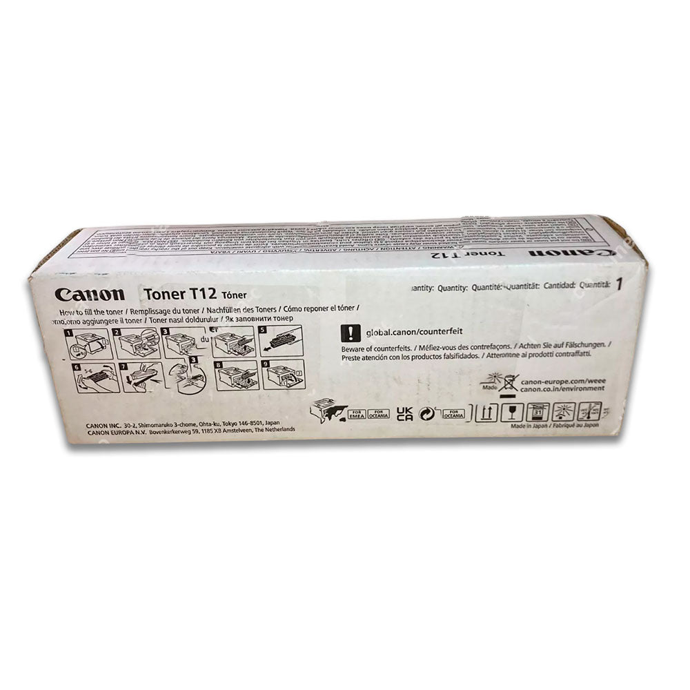 Toner Canon T12 Yellow 5300 Pág. C1330 Original