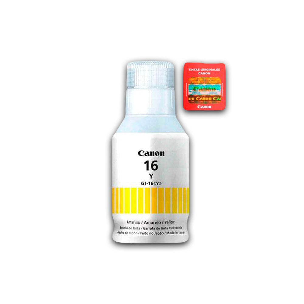 Tinta Canon Gi-16 Y Yellow 135ML GX6010 Original