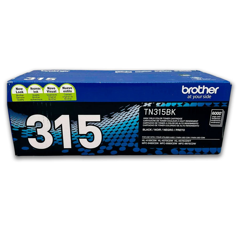 Toner Brother Tn315Bk Black 6,000 Pág. 4570, 9970 Original