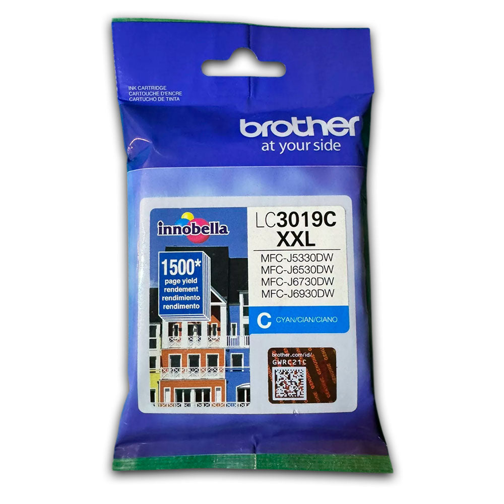 Tinta Brother Lc-3019C Cyan 1,500 Pág. MFC-J5330DW Original