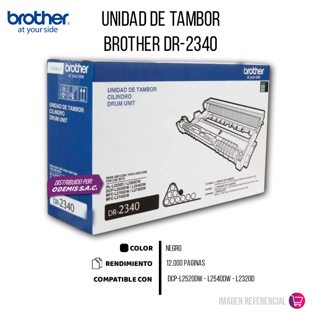 Tambor Brother DR-2340 12K Pág. HL-L2320d Original