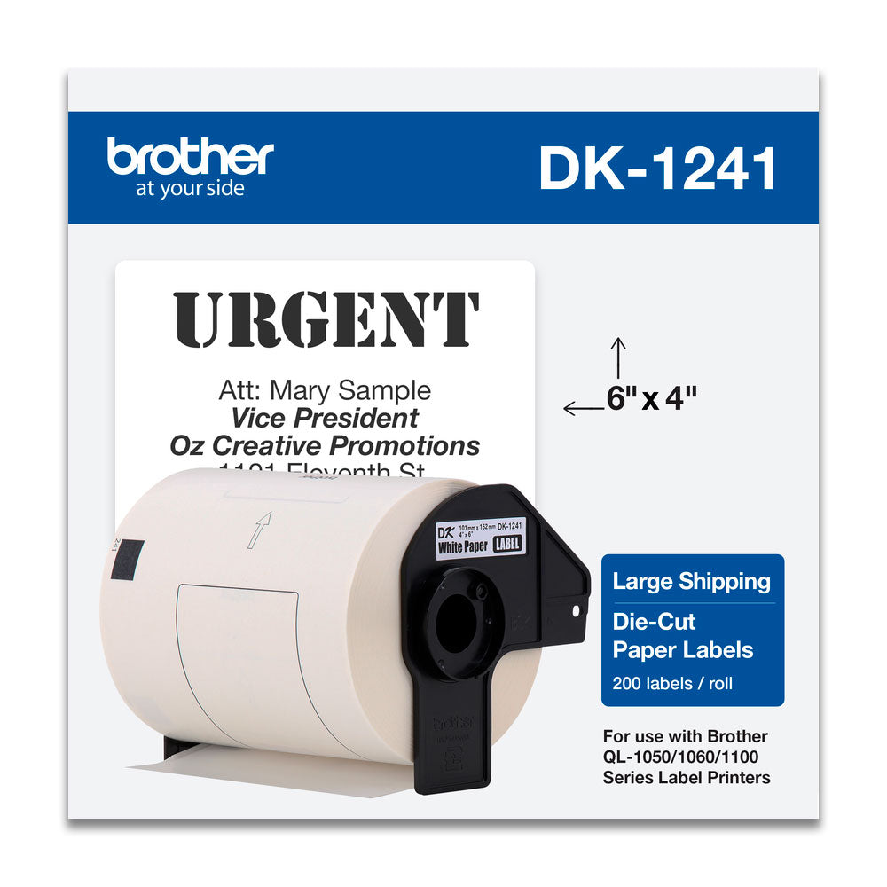 Cinta Brother Dk1241 101 mm x 152 mm. QQL-800 Original