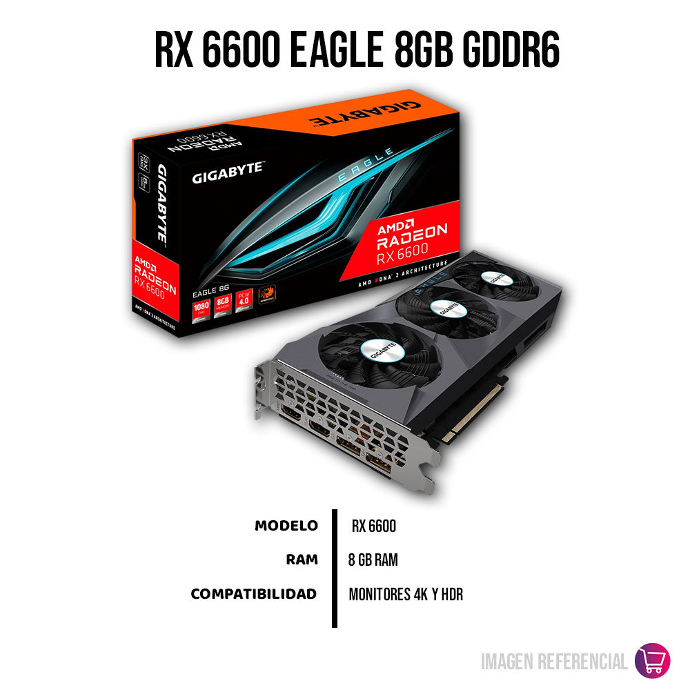 Vga Gigabyte Rx 6600 Original