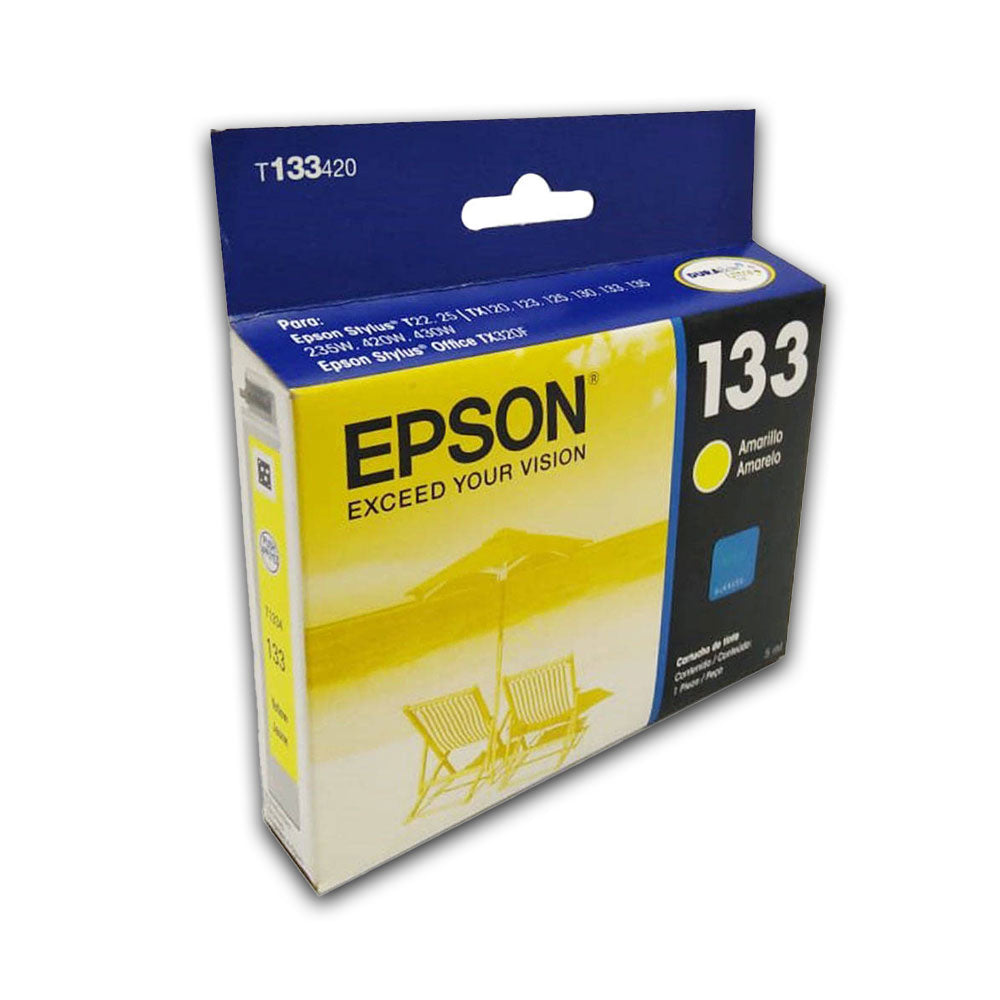 Tinta Epson T133420 Amarillo 5ml T25, TX125 Original