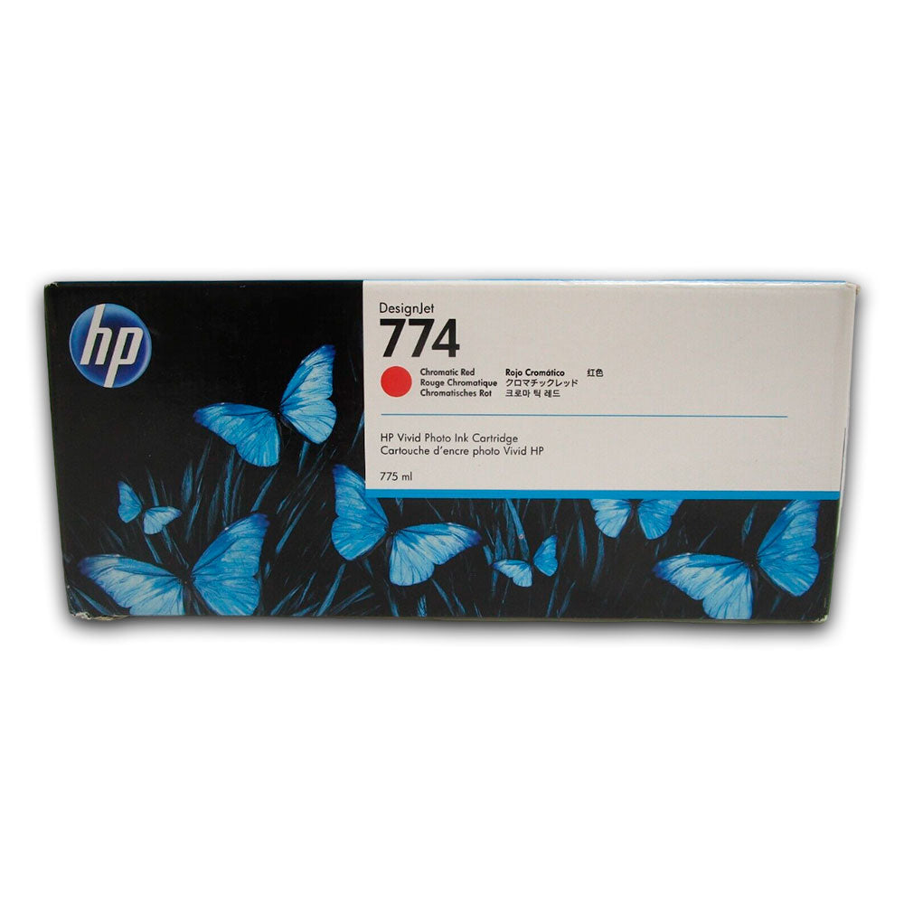 Tinta HP 774 Red Chromatic P2W02A 775ml Z6810 Original