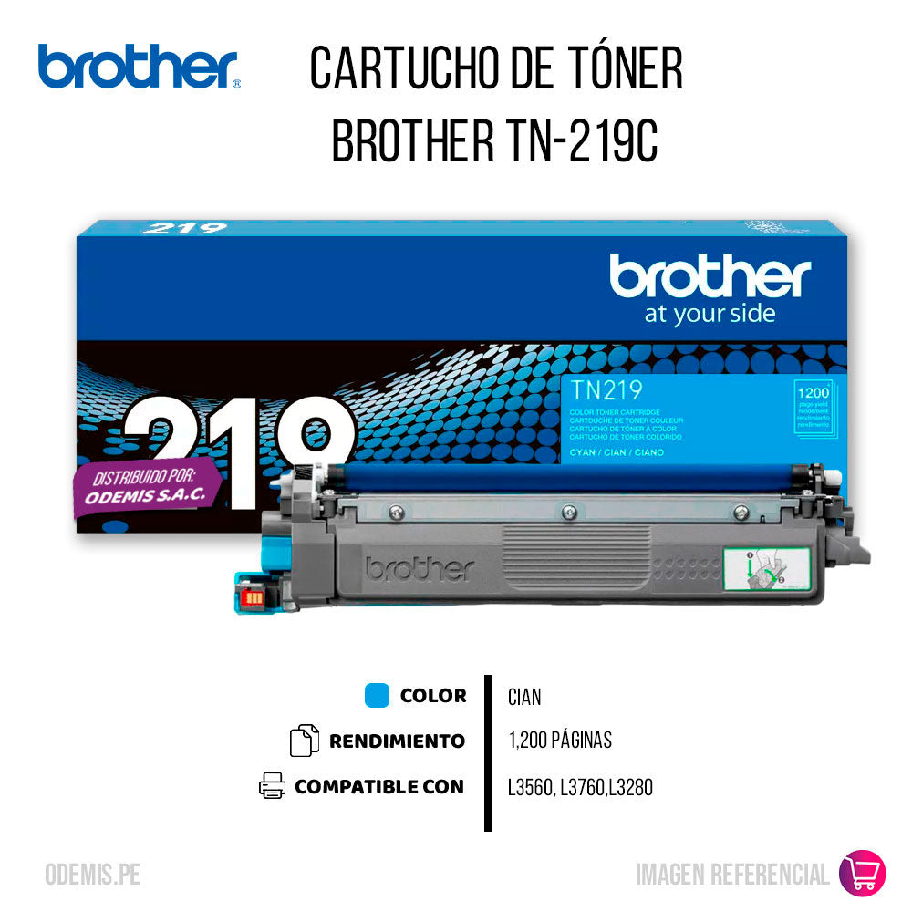 Toner Brother TN-219C Cian 1.2K Pag HL-L3280CDW Original