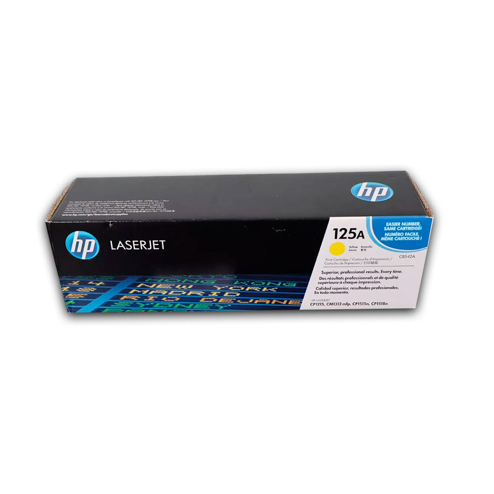 Toner Hp 125A Yellow Cb542A 1,4K Pág. CP1210 Original