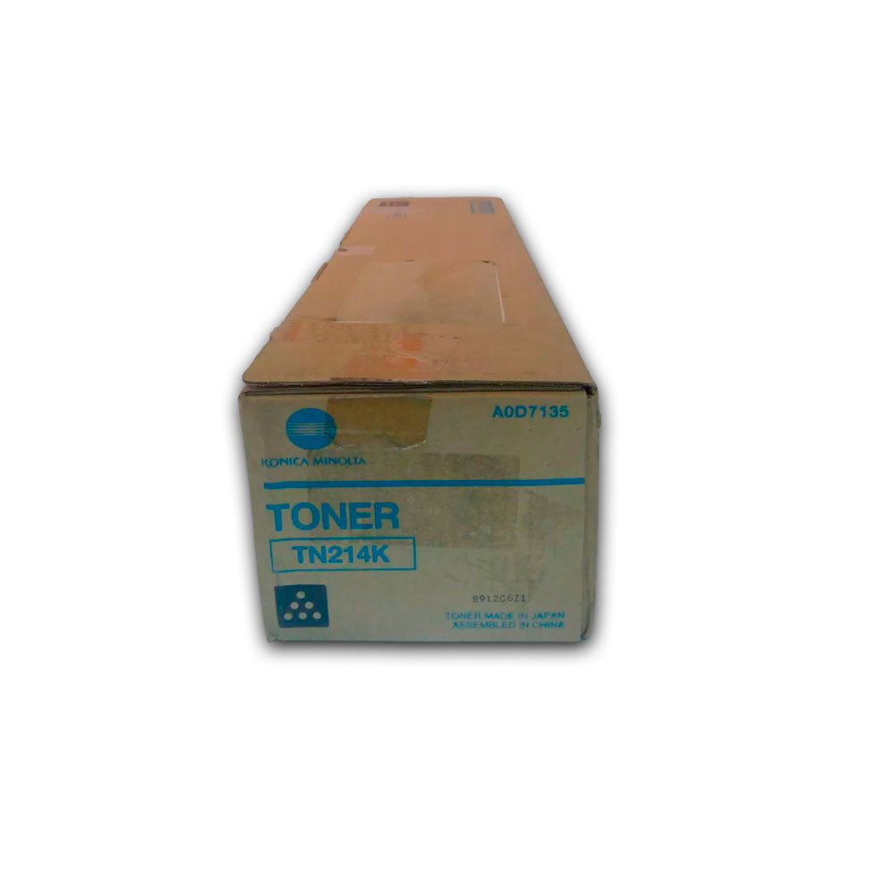 Toner Konica Minolta TN-214K Black 24K Pág. C200 Original