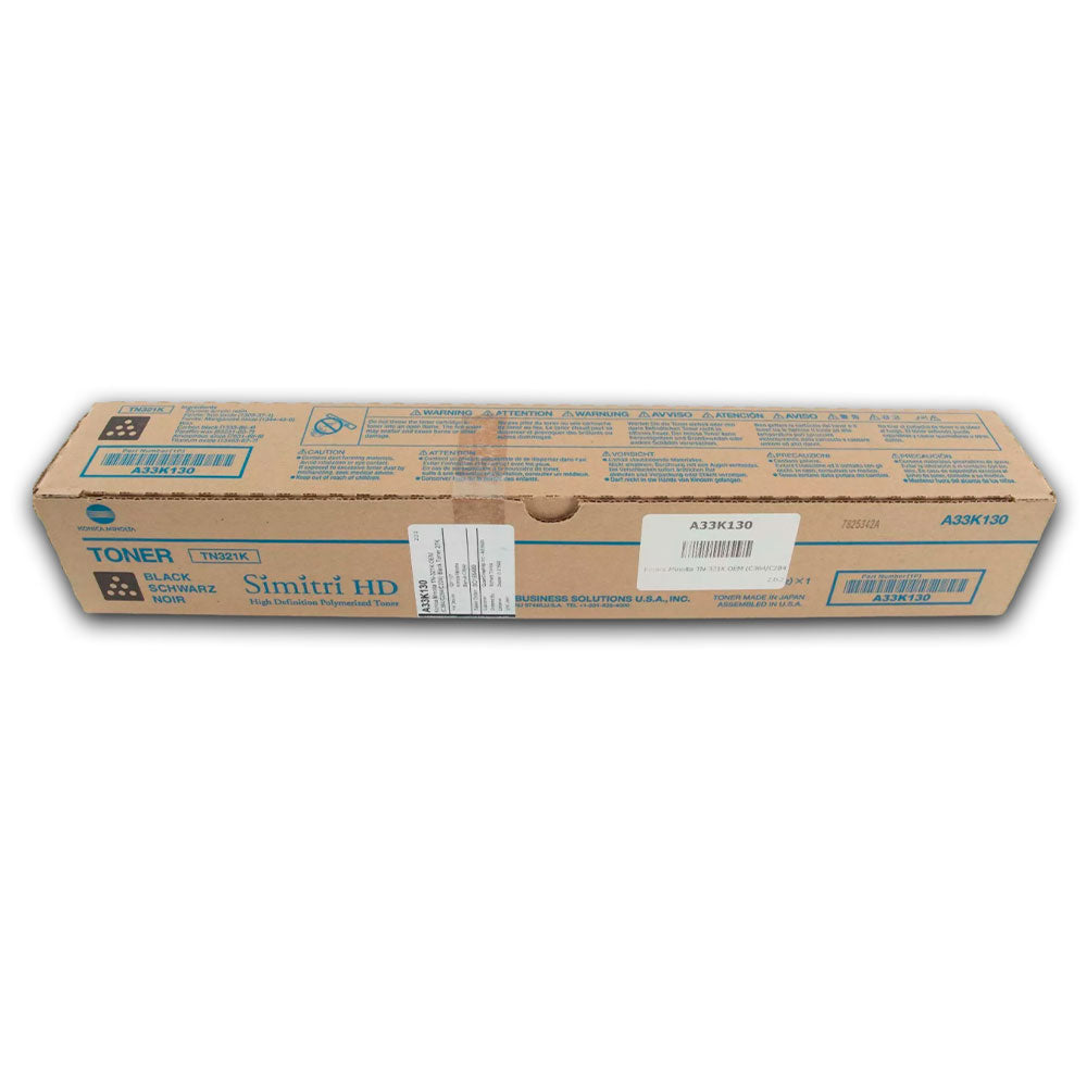 Toner Konica Minolta TN-321K Black 27K Pág. 221 Original