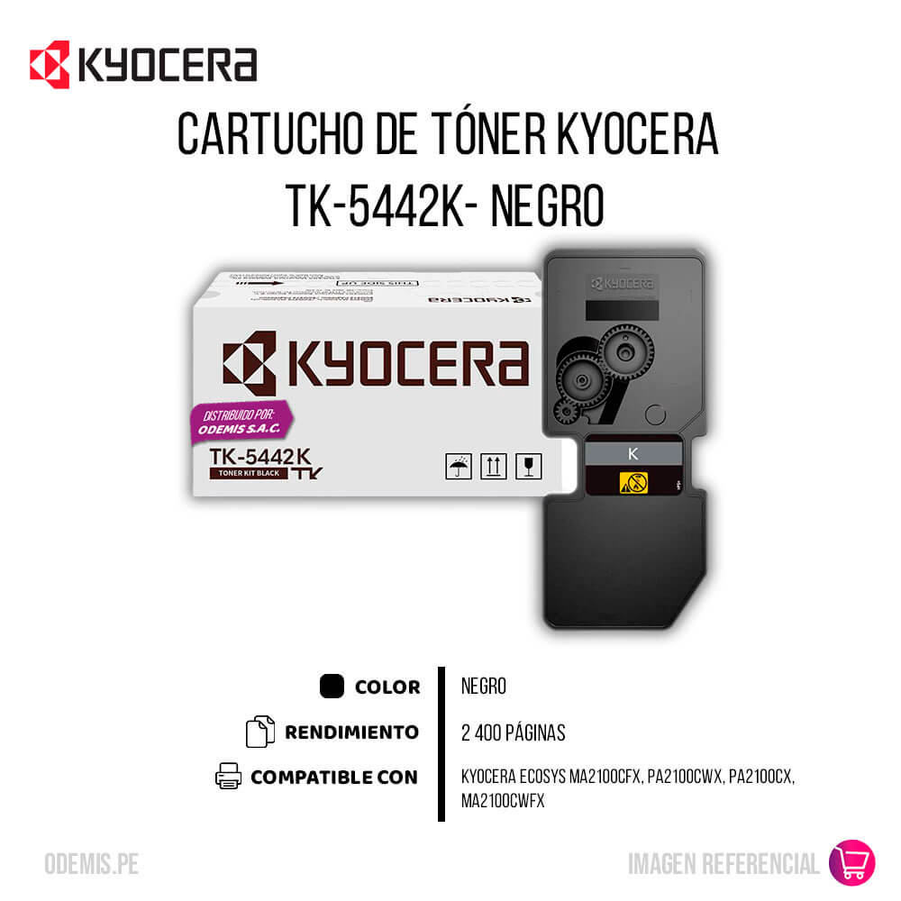 Tóner Kyocera TK-5442K Negro Original