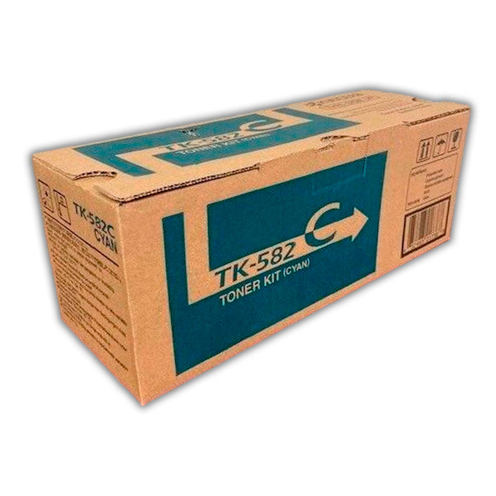 Toner Kyocera TK-582C Cian 2.8K Pág. FS-C5150DN Original