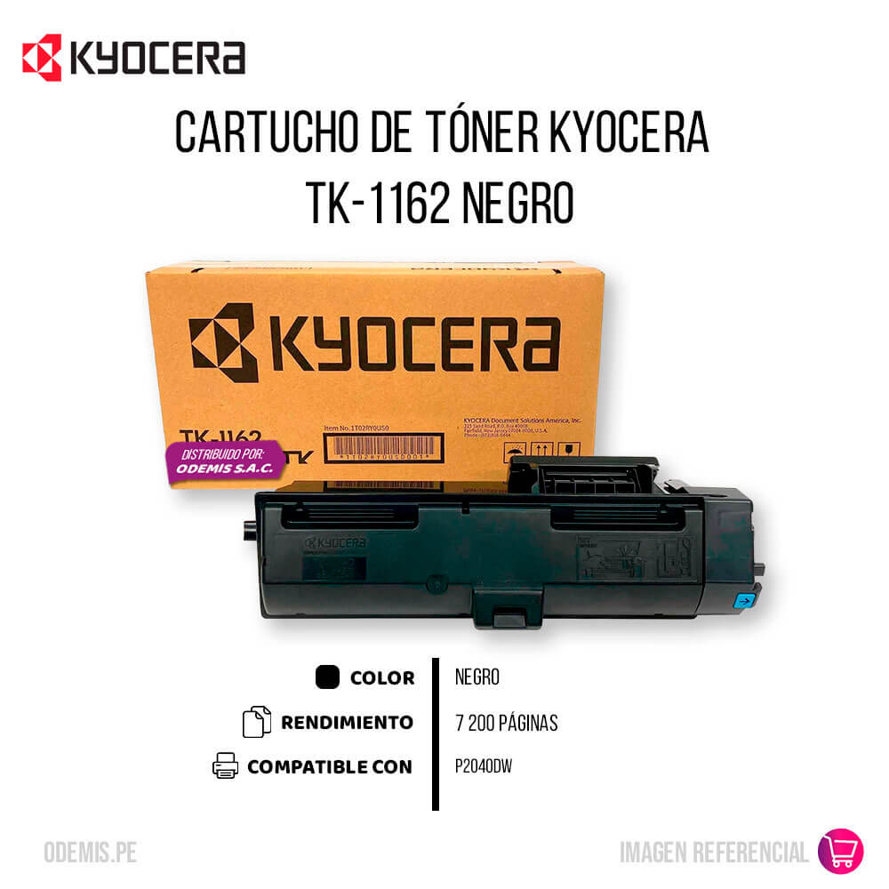 Tóner Kyocera TK-1162 Negro Original