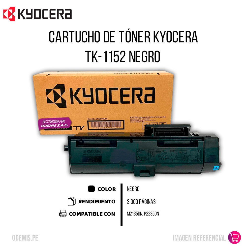 Toner Kyocera TK-1152 Negro 3K Pág. M2135dn Original
