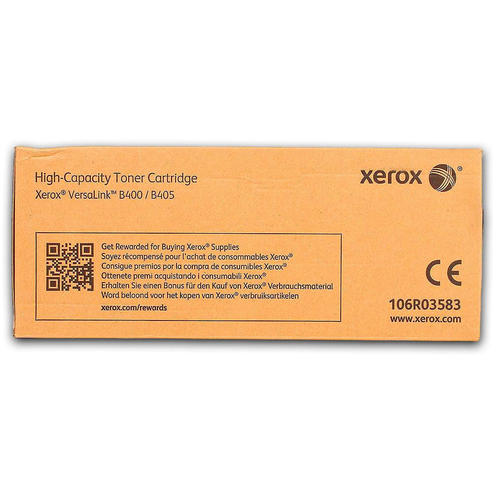 Toner Xerox 106R03583 Negro 13.900 Pág. B405 Original