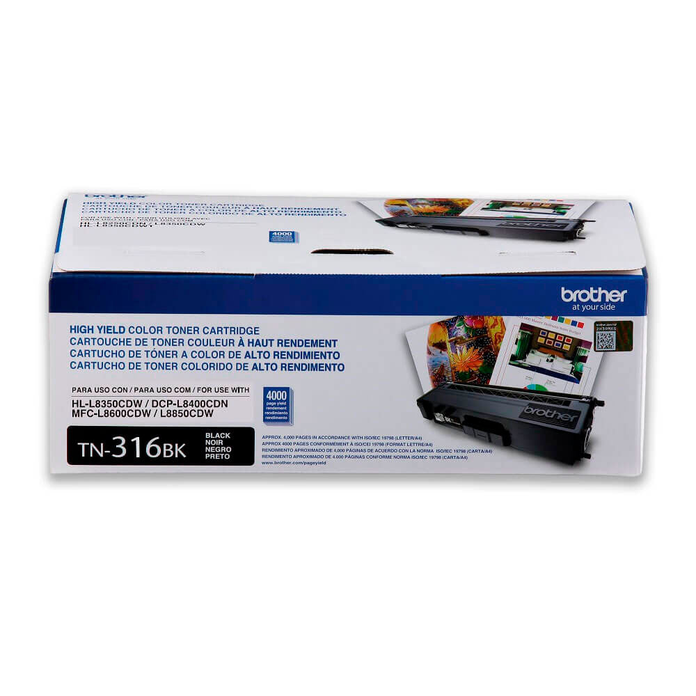 Toner Brother TN-316BK Negro 4K Pág. Hl L8350 Original