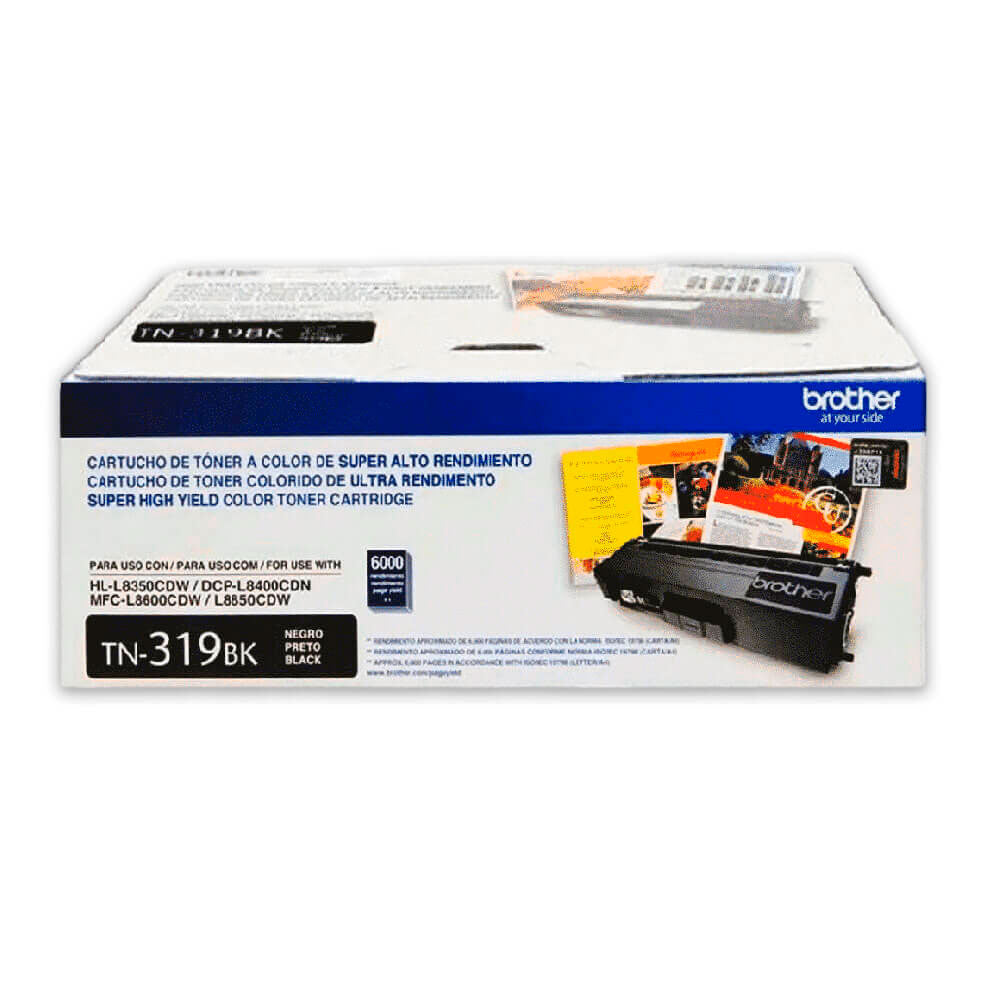Toner Brother TN-319BK Negro 6K Pág. HL l8350cdw Original