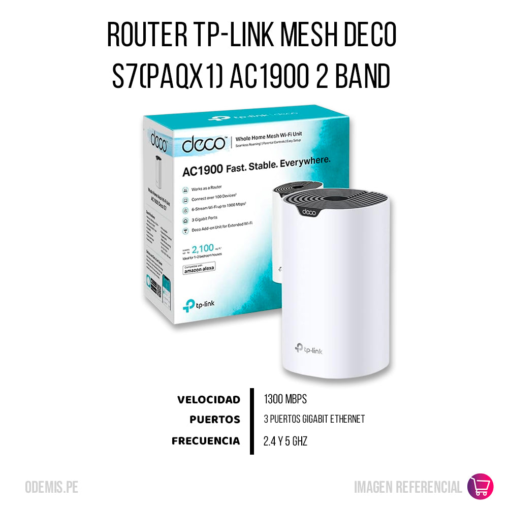 Router Tp-Link AC1900 2 Bandas, 5G, 1300 Mbps Original
