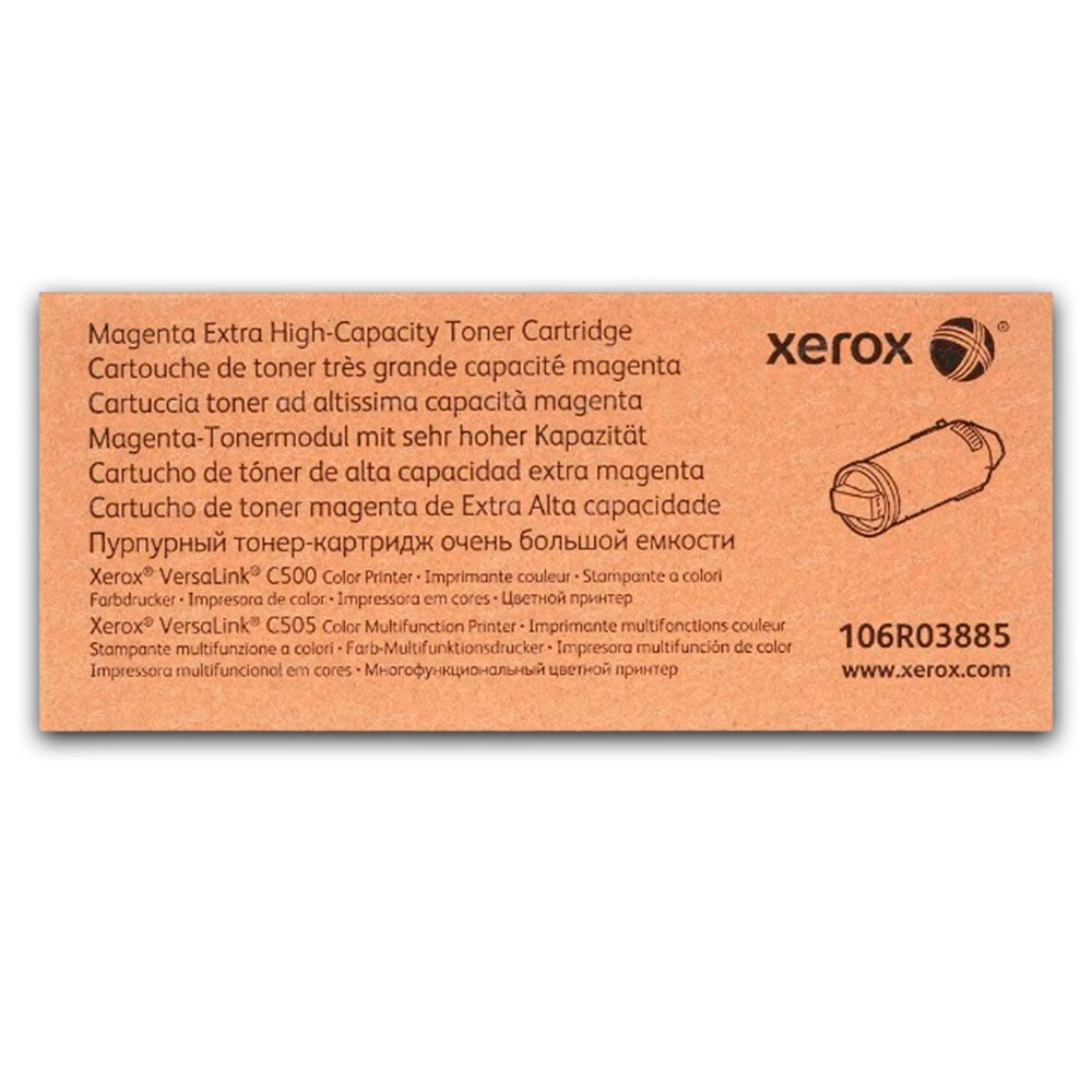 Toner Xerox 106R03885 Magenta 9K Pág. C505 Original