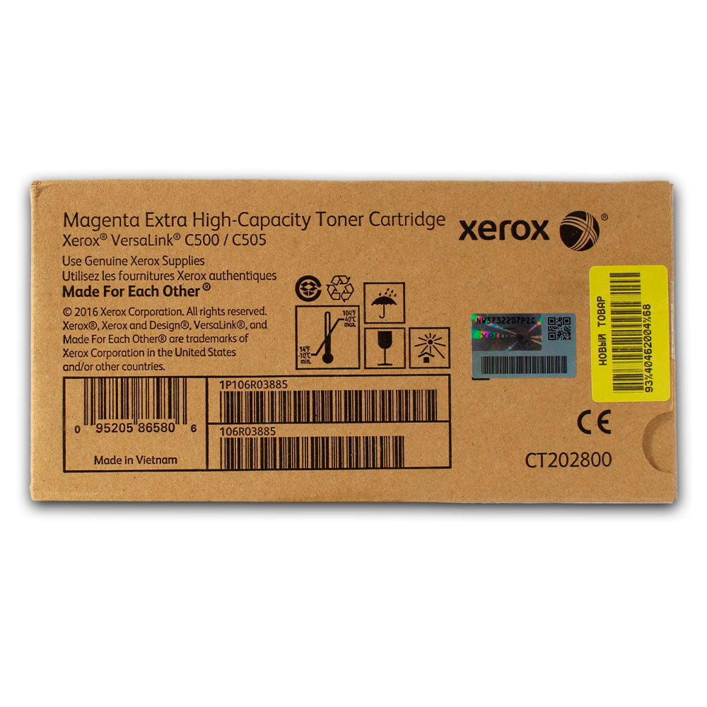 Toner Xerox 106R03885 Magenta 9K Pág. C505 Original