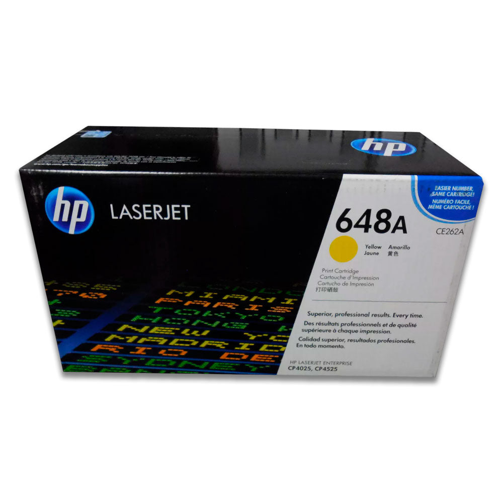 Toner Hp 648A Yellow Ce262A 11K Pág. CP4025 Original