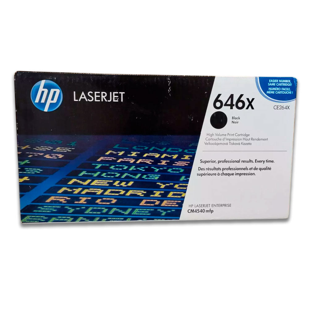 Toner Hp 646X Negro Ce264X 17K Pág. CM4540 Original