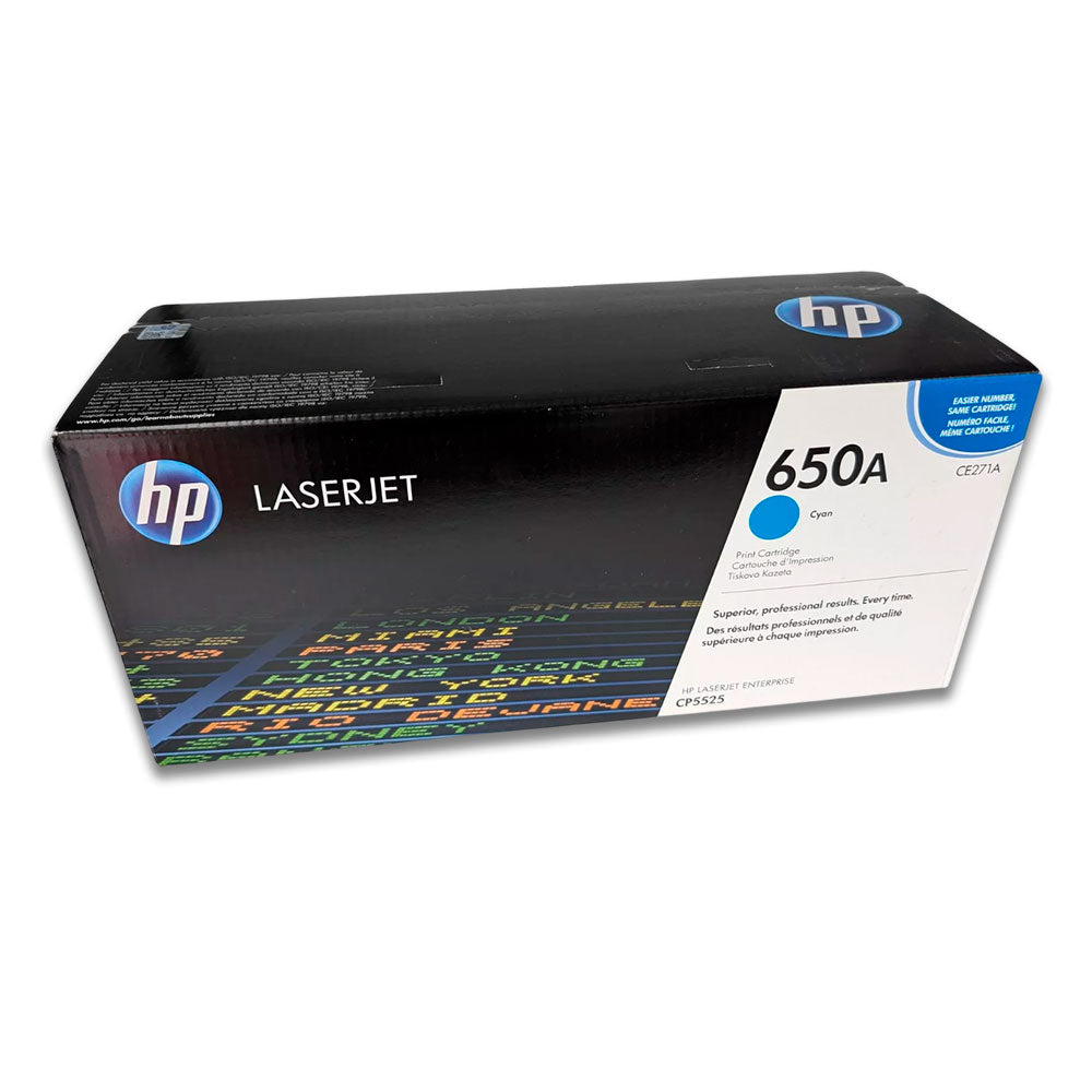 Toner Hp 650A Cyan Ce271A 15K Pág. M750n Original