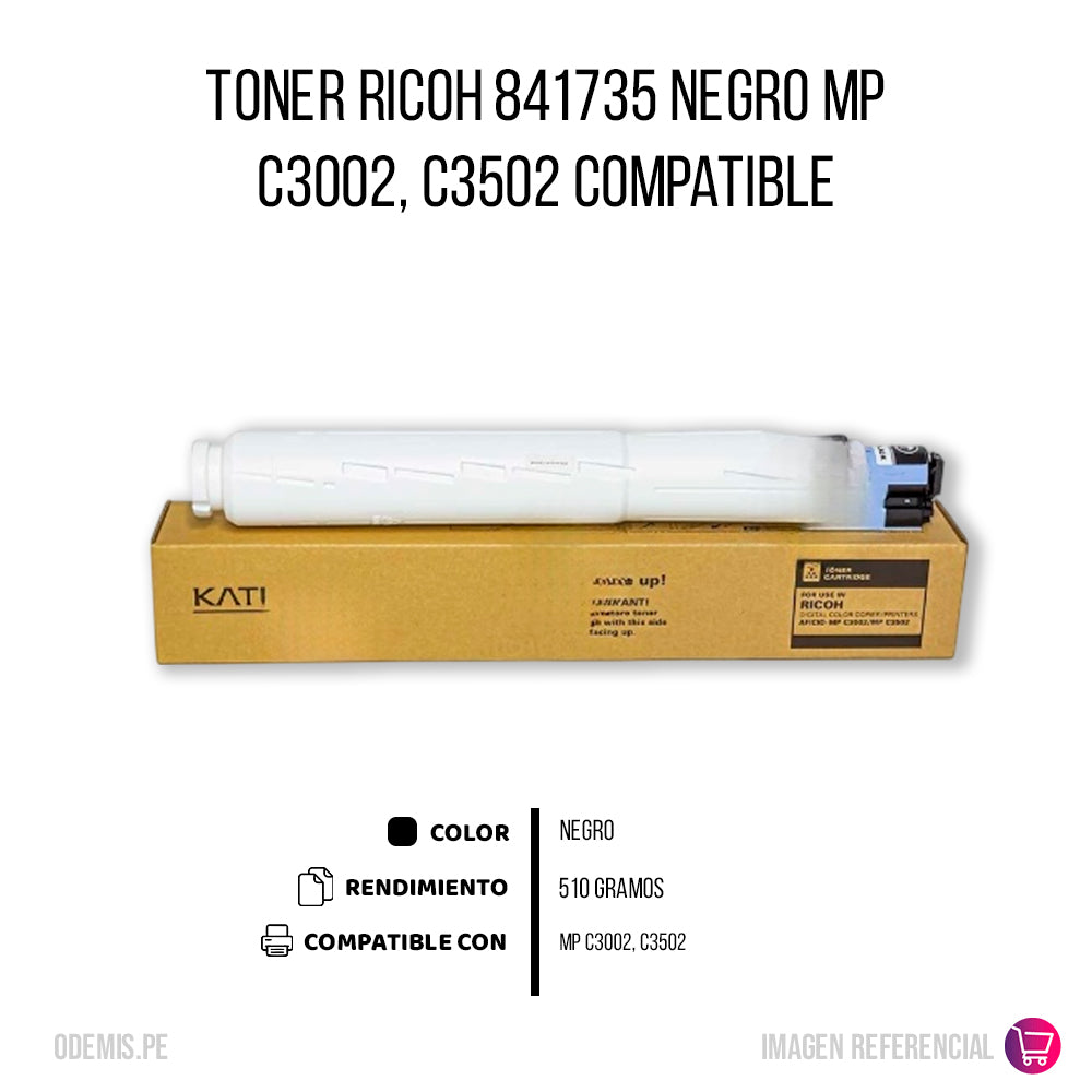 Toner Ricoh 841735 Negro 28K Pág. C3002. C3502 Compatible