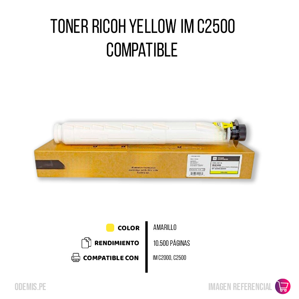 Toner Ricoh 842308 Yellow 10.5K Pág. C2000 Compatible