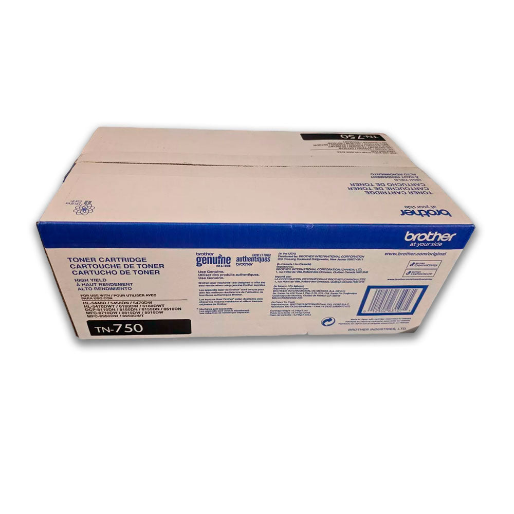 Toner Brother Tn750 Negro 8K Pág. HL5450DN Original