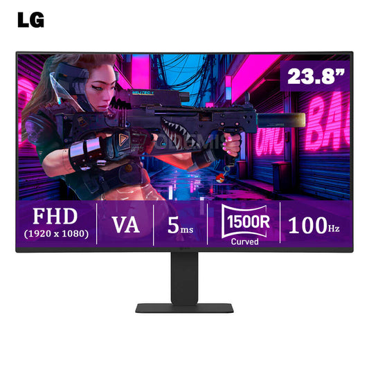 Monitor LG Curvo 24U421A-B 23.8", 100Hz 5ms FHD VA, HDMI