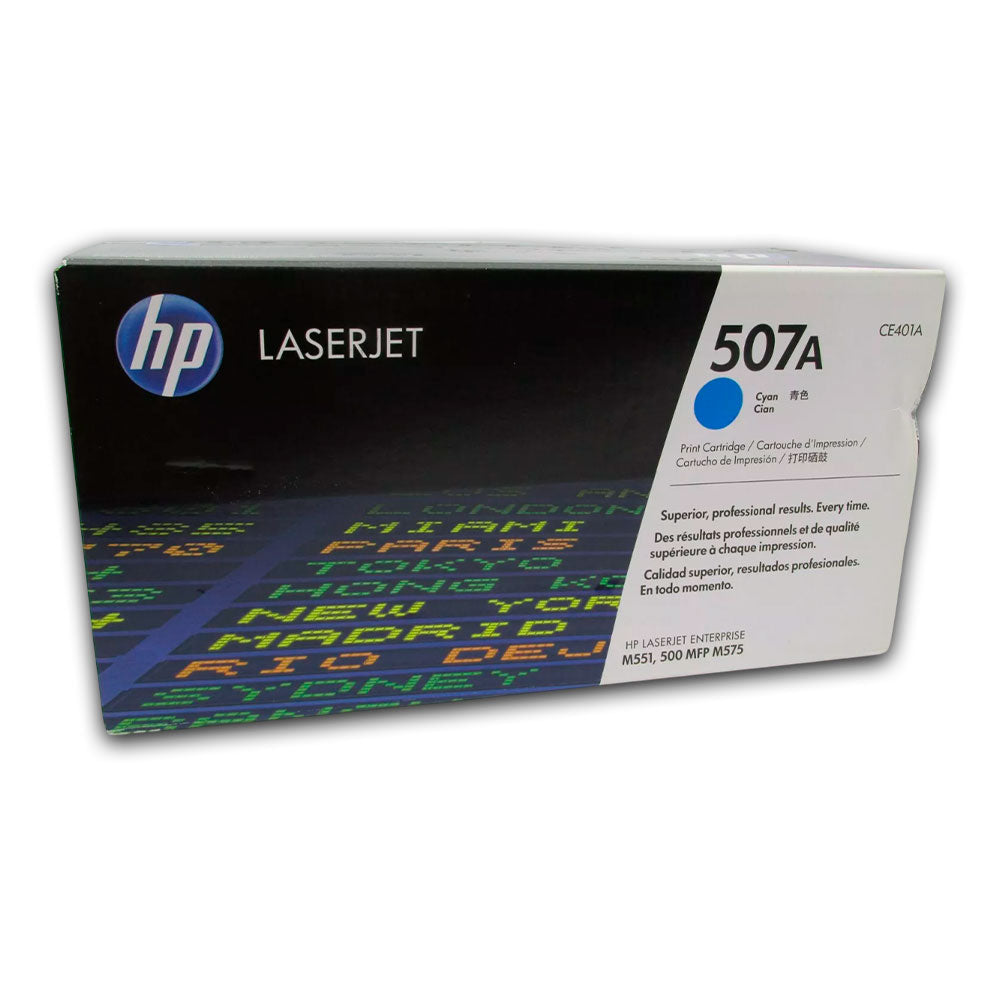 Toner Hp 507A Cyan Ce401A 6K Pág. M551dn Original