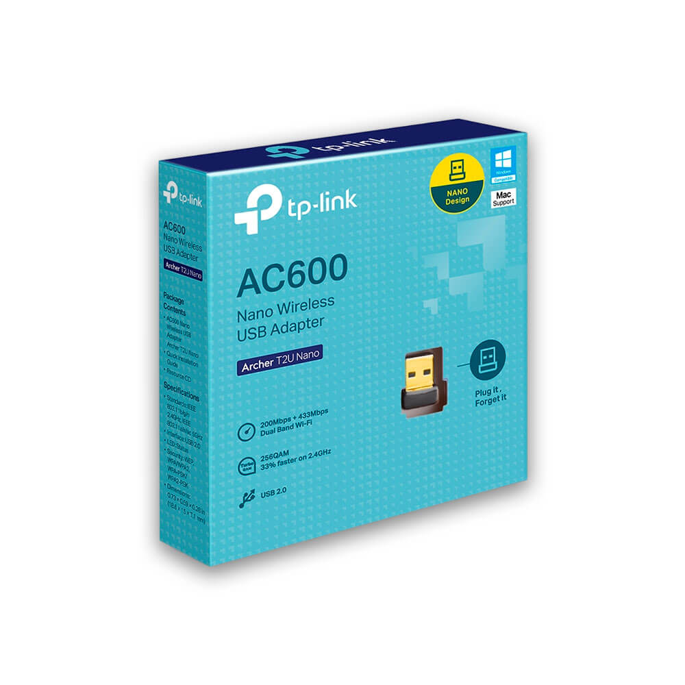 Adaptador Archer T2U Nano AC600 Wireless USB