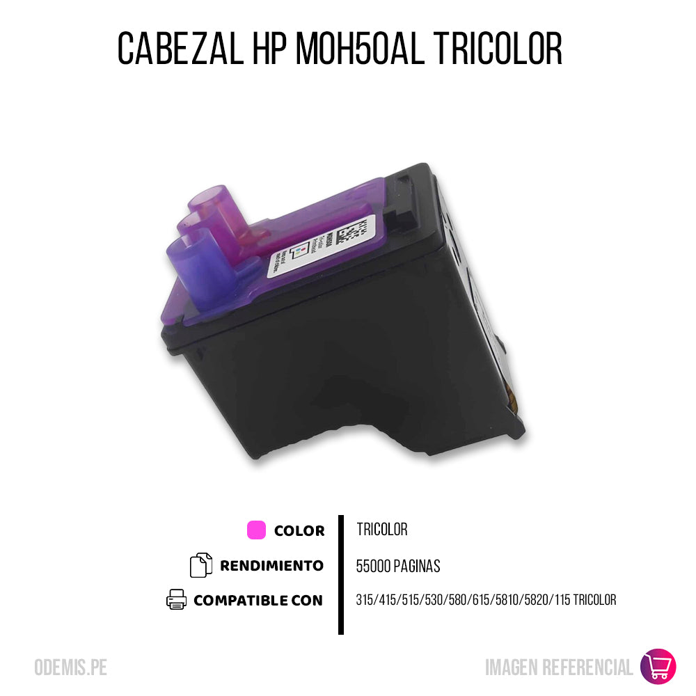 Cabezal Hp M0H50Al Tricolor