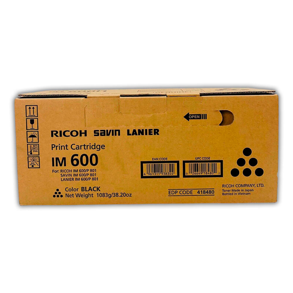 Toner Ricoh Im 550 418477 Black 25K Pág. Im 550 Original