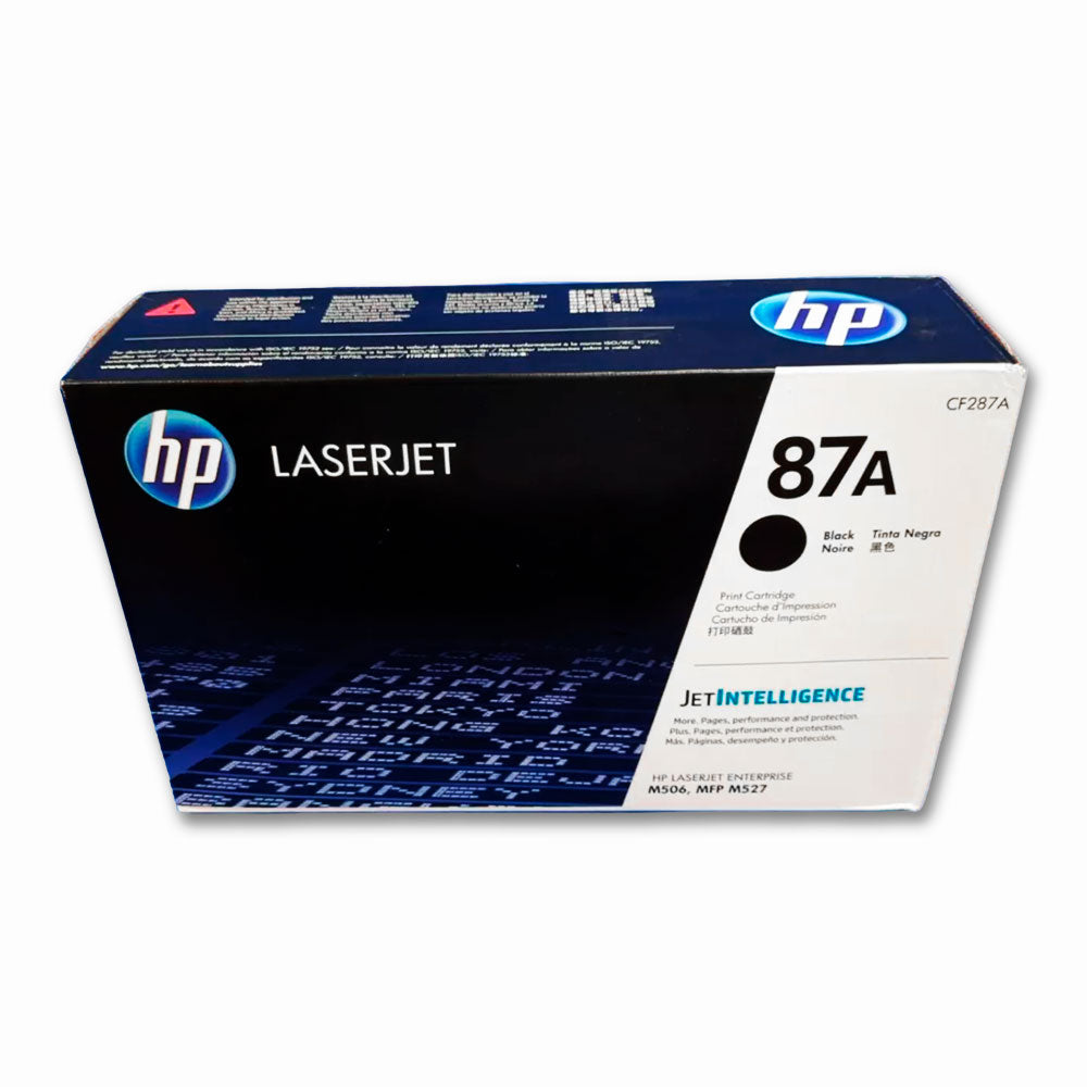 Toner Hp Cf287A (87A) Negro M527, M506 8,550 pág Original