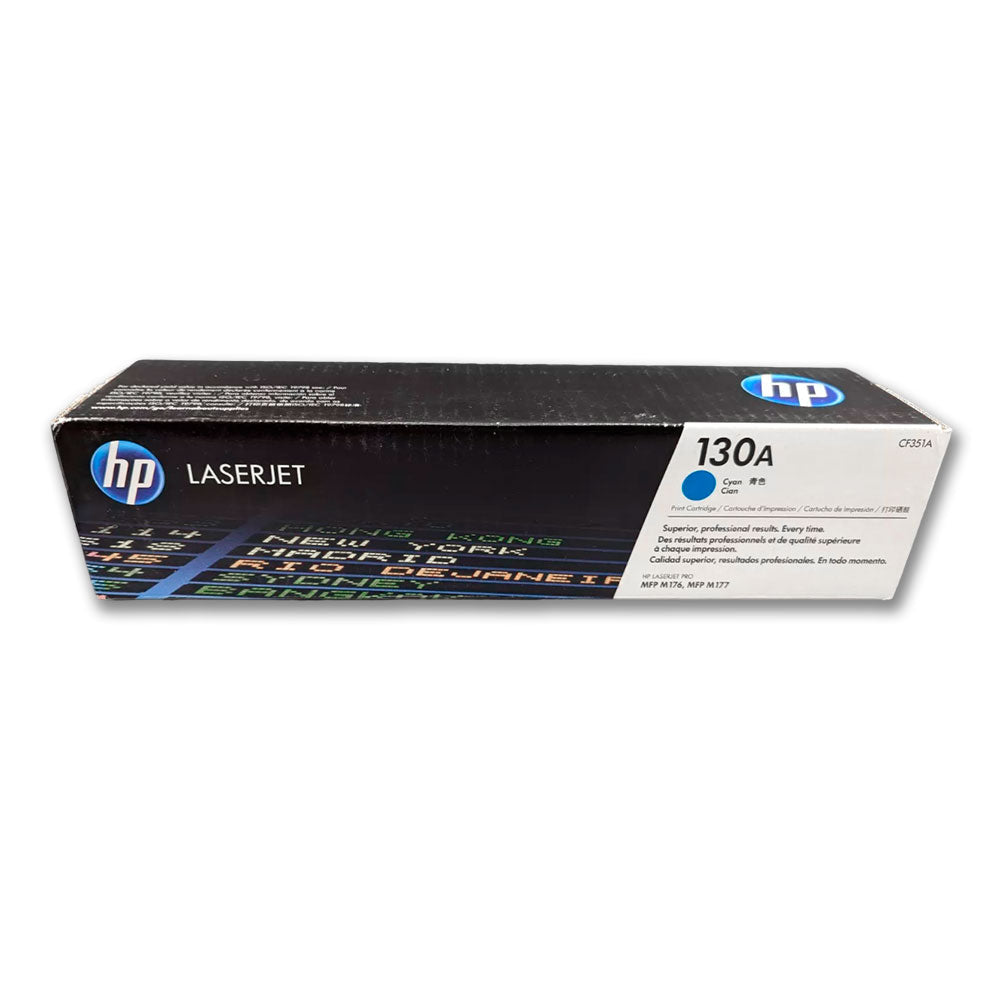 Toner Hp Cf351A (130A) Cyan M177fw, M176n 1,000 pág original