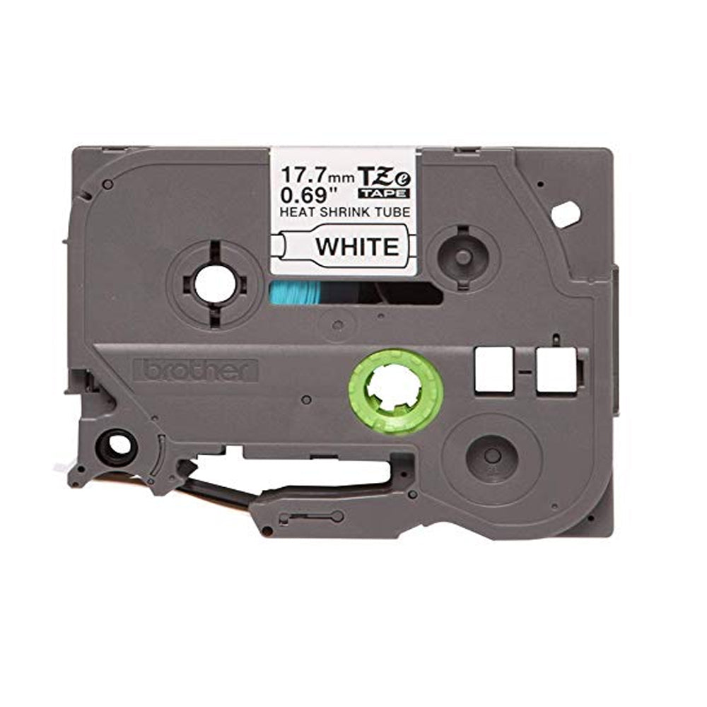 Brother Hse241 17.7 Mm X 1.5M Size Heat Shrink Tubing Black On White