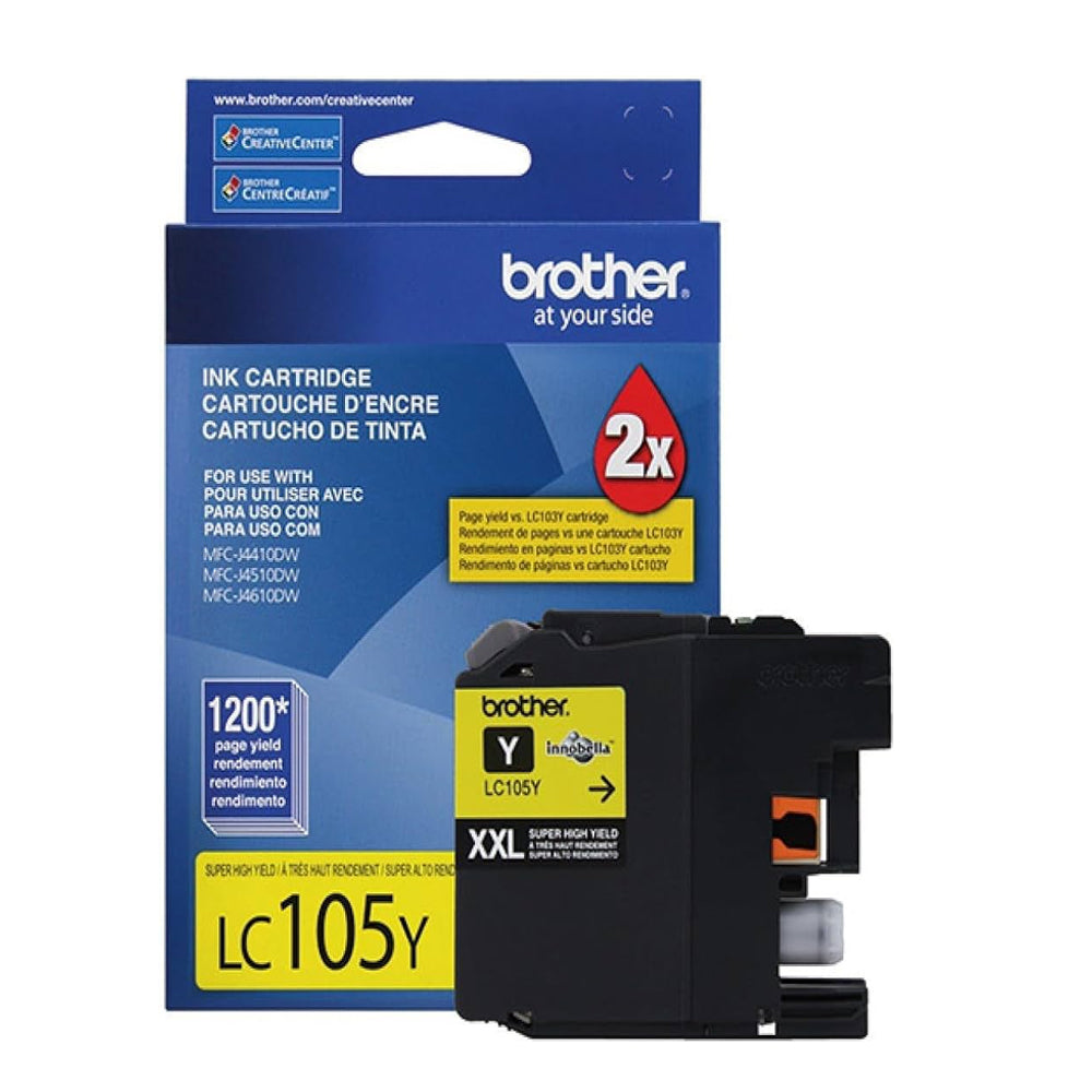 Tinta Brother Lc-105Y Yellow Mfc-J4510Dw 1200 Pag