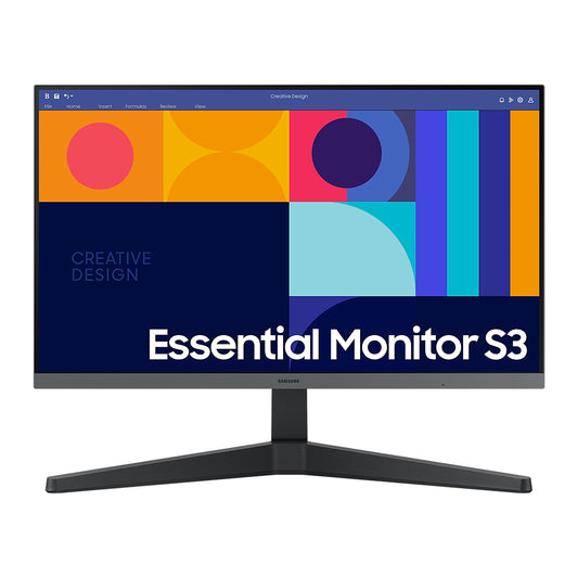 Monitor Samsung LS24C330GALXPE 24" FHD Essential S3 IPS Panel 100Hz HDMI DP - Negro
