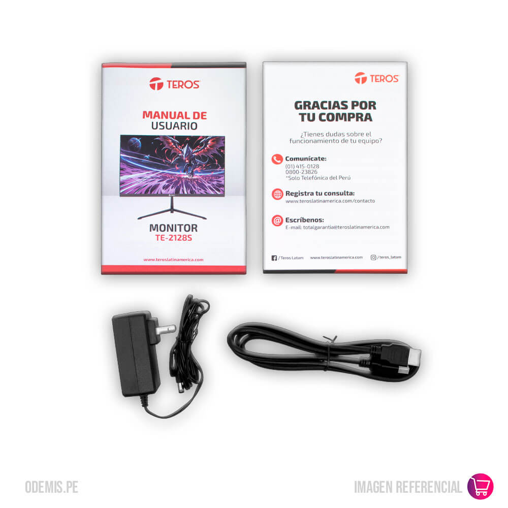 Monitor plano Teros TE-2128S 21.5" FHD IPS 100Hz 1ms