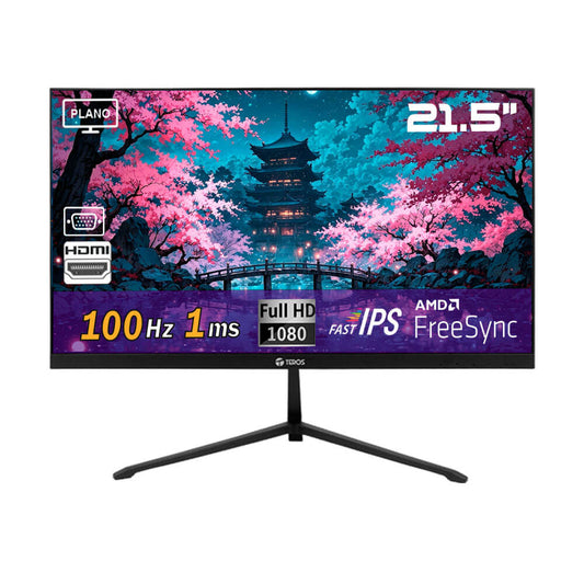 Monitor plano Teros TE-2128S 21.5" FHD IPS 100Hz 1ms