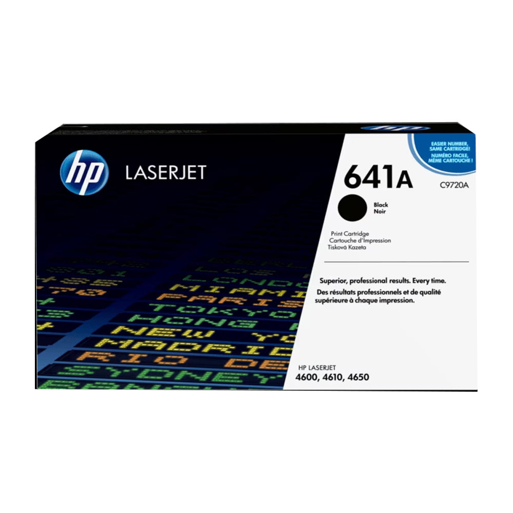 Toner Hp C9720A (641A) Negro 4600 9,000 pág original