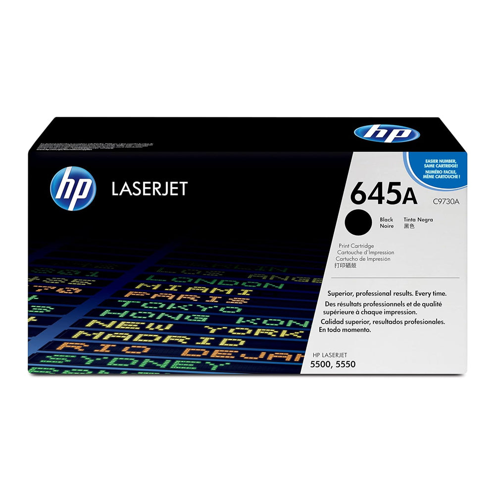 Toner Hp C9730A (645A) Negro 4600 13,000 pág original