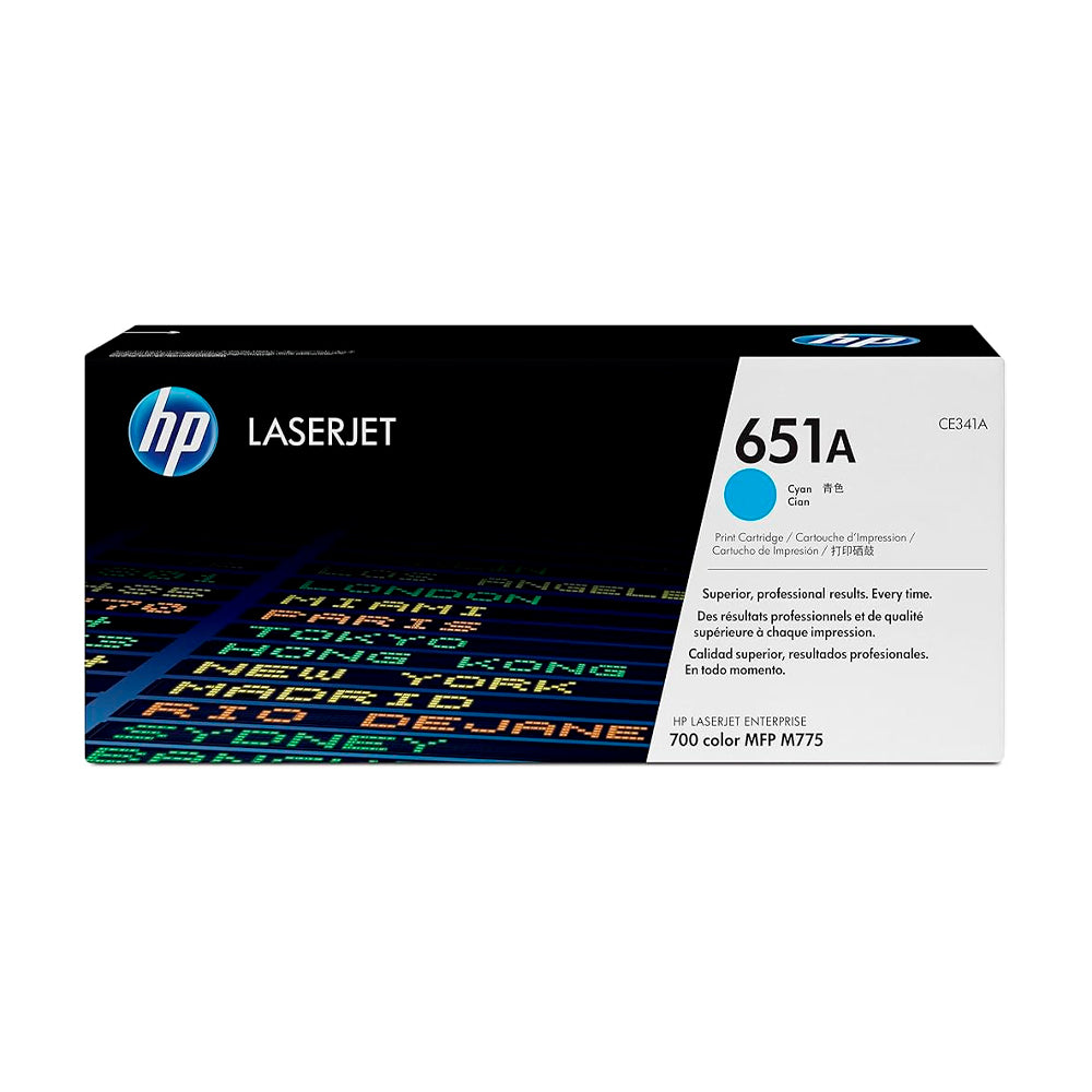 Toner Hp Ce341A (651A) L.J. Ent 700 Cyan 16K Pg