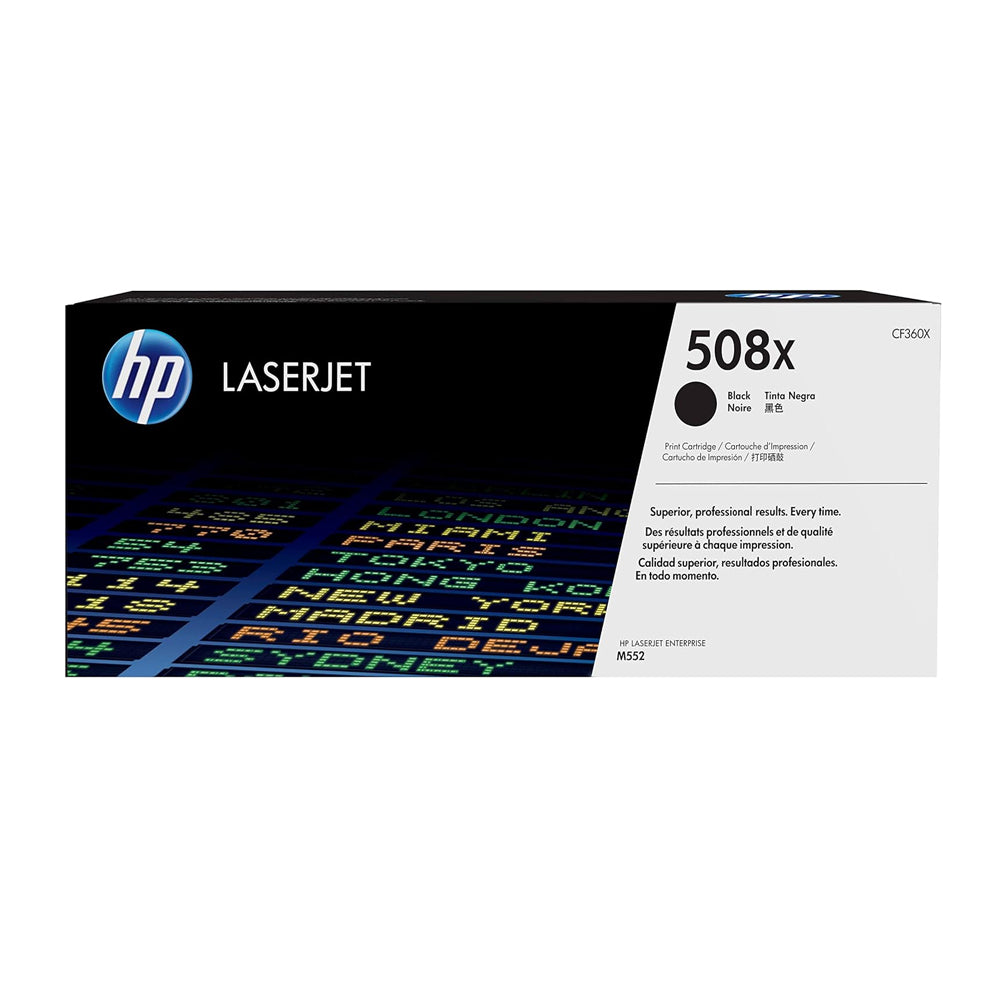 Toner Hp Cf360X (508X) Mfp M553 Black 12.5Kpg.