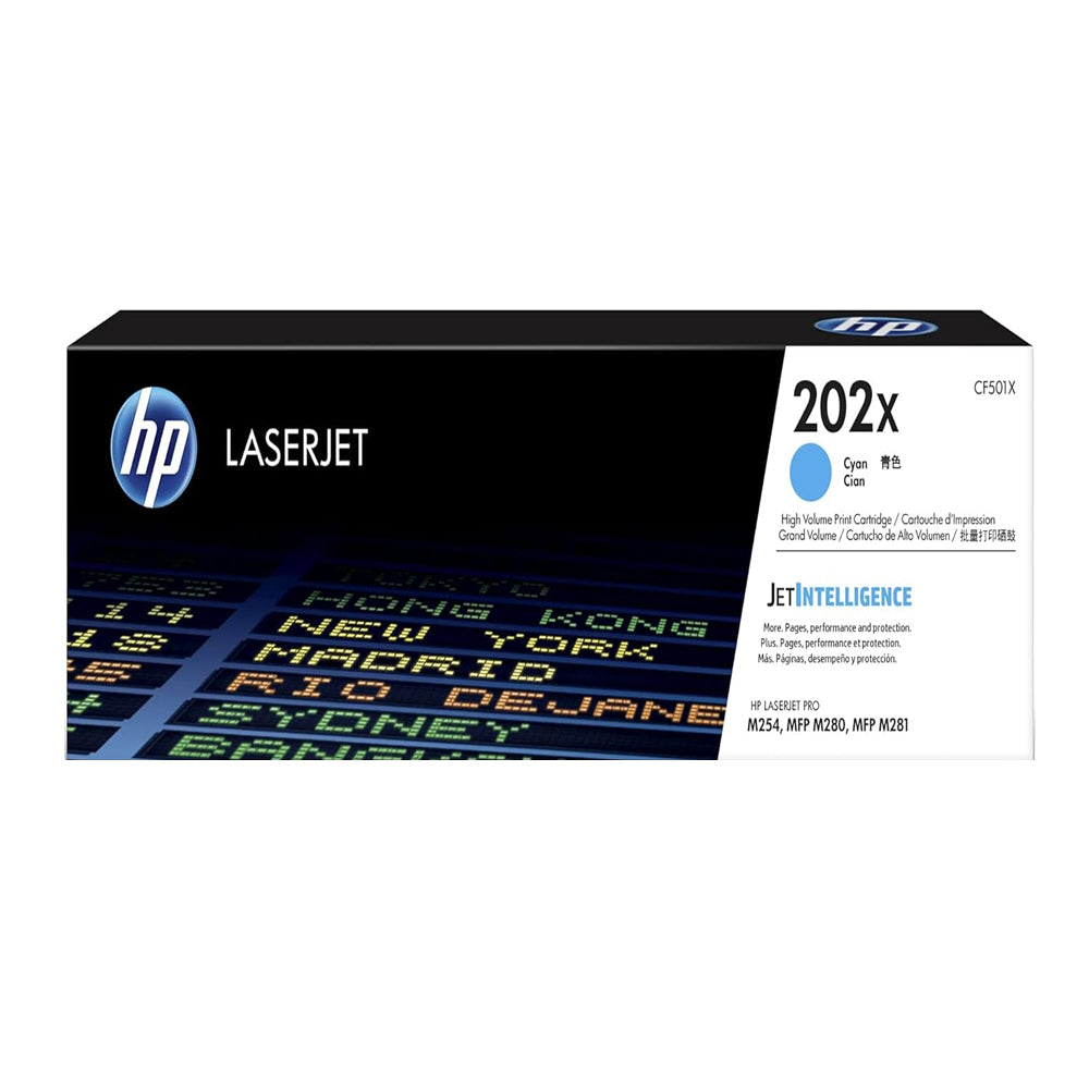 Toner Hp Cf501X (202X) Cyan Lj Pro M254 2.5 Kpgs