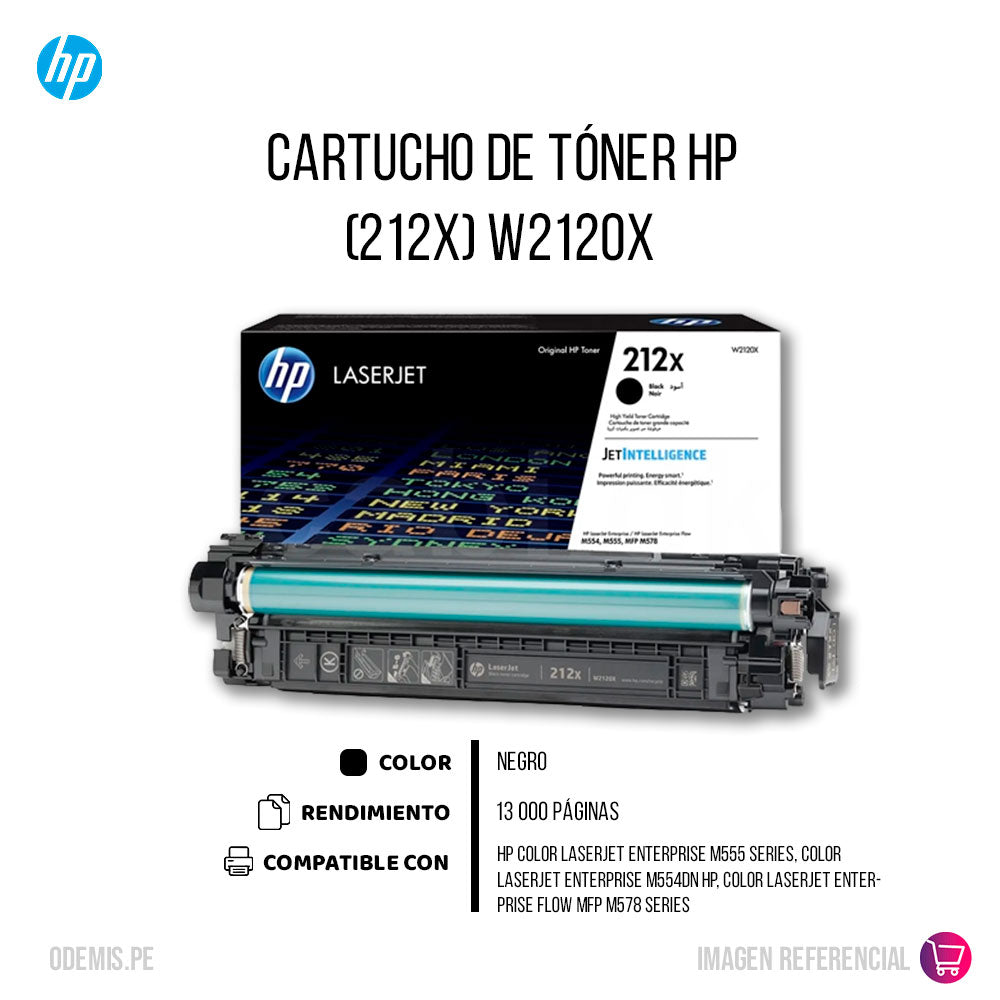 Toner Hp W2120X (212X) Black M555dn, M578dn 13000 pag Original