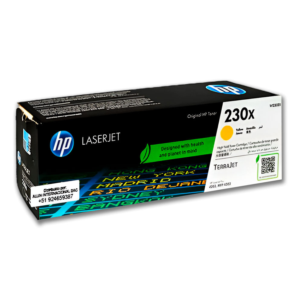 Toner Hp W2302X (230X) Yellow 4201, 4202 5500 pag Original